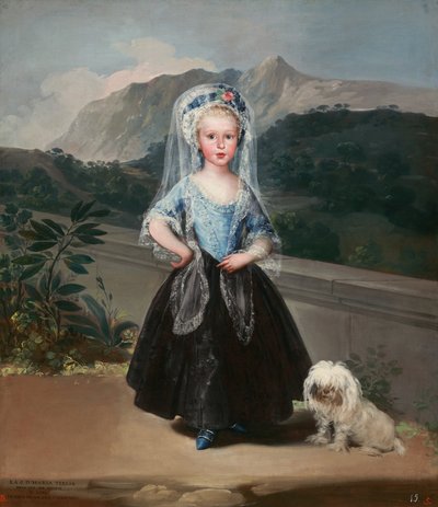 マリア・テレサ・デ・ボルボン・イ・ヴァラブリガ、後のチンチョン伯爵夫人 作： Francisco de Goya