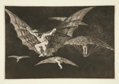 モード・オブ・フライング (A Way of Flying), pl. シリーズ「箴言」からの13 作： Francisco de Goya