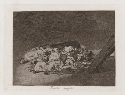 ハーベスト オブ ザ デッド、『戦争の惨事』のプレート 63 作： Francisco de Goya