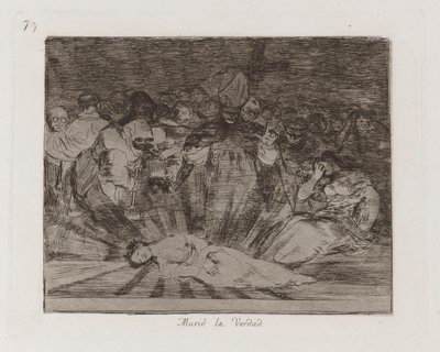 Muri? la verdad (Truth Has Died), Plate 79 from Los desastres de la guerra (The Disasters of War)   1338593   ja       japanese Successfully Translated  Original: Portrait of James Jewill Hill, Jr (oil on canvas laid on board) Translat: Portrait of James J 作： Francisco de Goya