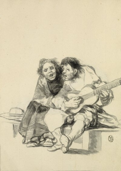 Muy accordes（彼らは非常に調和しています） 作： Francisco de Goya