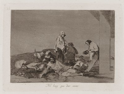 あなたは叫ぶ必要はありません（それ 作： Francisco de Goya