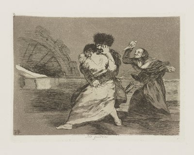 彼らはしたくありません。 (彼らはしません 作： Francisco de Goya