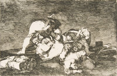 戦争の災害による損失のプレート10ロスDisastres de la Guerra：これらも行いません。タンポック...、1810年。 作： Francisco de Goya