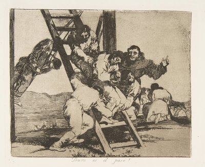 戦争の災害からのプレート14ロスデサストレスデラゲラ：その...、1810年に1863年に発行されました。 作： Francisco de Goya