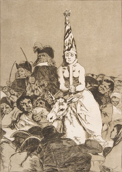 Los Caprichosのプレート24：It Nohubo remedio。、1799について何もできませんでした。 作： Francisco de Goya