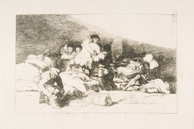 戦争の災害からのプレート25戦争の災害：これらも。またe ...、1810年。 作： Francisco de Goya