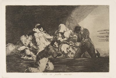 戦争の災害からのプレート26ロスデサストレスデラゲラ：1つ...、1810-20、1863年公開 作： Francisco de Goya