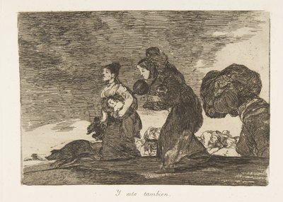 戦争の災害からのプレート45 Los Desastres de la Guerra：And t ...、1810年に発行された1863年。 作： Francisco de Goya