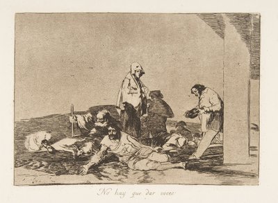 戦争の災害からのプレート58 Los Desastres de la Guerra：It ...、1811-12 published 1863。 作： Francisco de Goya