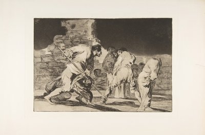 Disparatesのプレート6：それは驚くべきことです。 1816〜23年に発行された1864。 作： Francisco de Goya