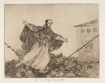 1814〜15年に発行された1863年以降の戦争の災害によるロスデサストレスデラゲラのプレート77 ... 作： Francisco de Goya