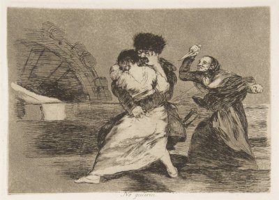 戦争の災害からのプレート9ロスデサストレスデラゲラ：彼らは...、1810年に1863年に出版されました。 作： Francisco de Goya