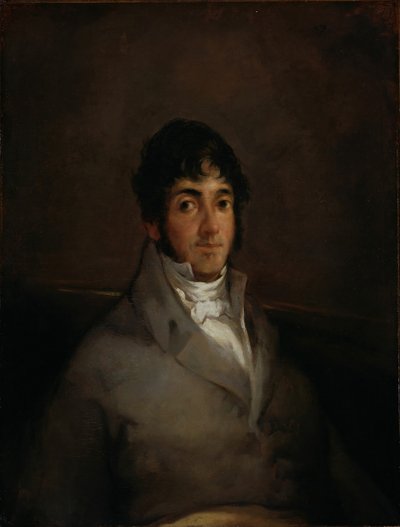 Isidore Maquezの肖像、c。 1807年。 作： Francisco de Goya