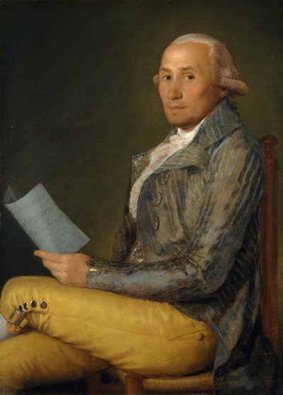 セバスチャン・マルティネスとペレス1747-1800、1792。 作： Francisco de Goya