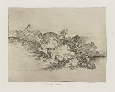 常に起こります。 （それは常に起こります。）、pl。 シリーズ「戦争の惨事」から 8 作： Francisco de Goya