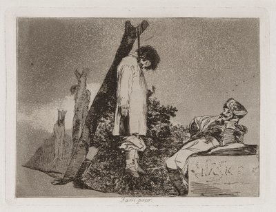 どちらでもない ([この場合] どちらでもない), プレート 36 from The Disasters of War 作： Francisco de Goya