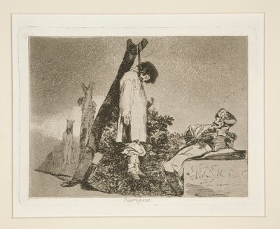 どちらでもない ([この場合] どちらでもない), pl. 36 戦争の災害から 作： Francisco de Goya