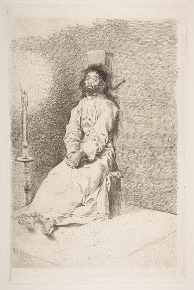 汚された男汚された男、1778-80。 作： Francisco de Goya