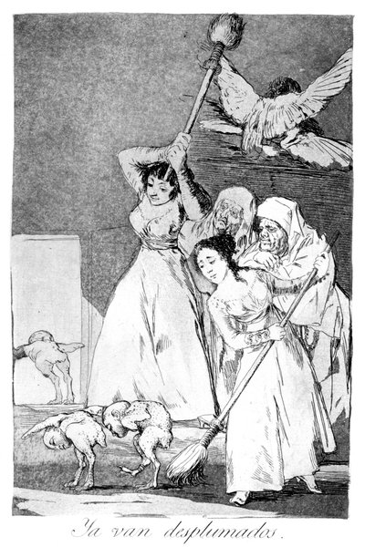 1799年に引き抜かれました 作： Francisco de Goya
