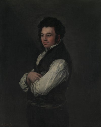 ティブルシオペレスイクエルボ178586-1841、建築家、1820年。 作： Francisco de Goya