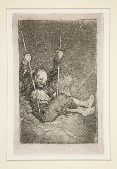 ブランコに乗る老人 作： Francisco de Goya