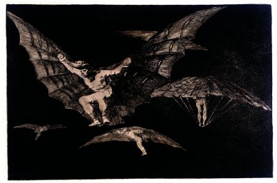 意志があるところ道がある（飛ぶ道） 作： Francisco de Goya