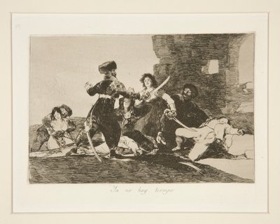 もう時間がない (There Isn 作： Francisco de Goya