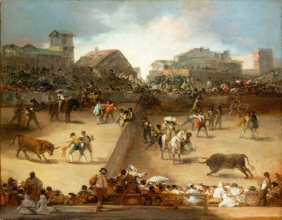 分割リングでの闘牛 作： Francisco de Goya
