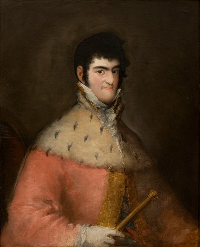 フェルディナンドVIIの肖像 作： Francisco de Goya