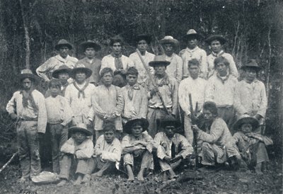 グアラニインディアン、1895年 作： Francisco Henszler