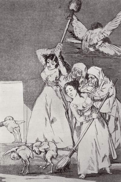 193-0082120 パブの「Los caprichos」のプレート 20 を摘み取りました。 1799年（エッチング） 作： Francisco Jose de Goya y Lucientes
