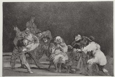 193-0082313 忠誠、「箴言」のプレート 17 作： Francisco Jose de Goya y Lucientes