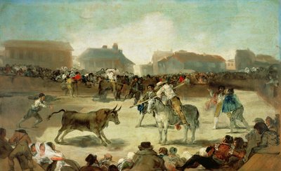 村の闘争（キャンバスに油彩） 作： Francisco de Goya
