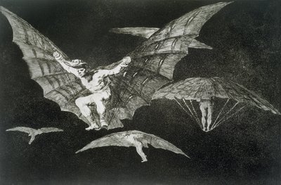 飛翔の道、「箴言」のプレート13 作： Francisco Jose de Goya y Lucientes