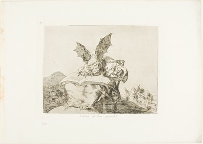 「戦争の惨事」より、共通善に反対、プレート 71 作： Francisco Jose de Goya y Lucientes