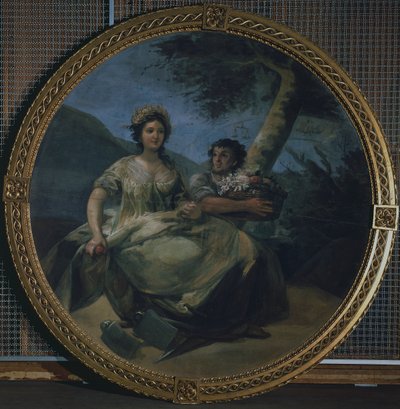 農業のアレゴリー 1805年頃 （テンペラ、キャンバス 作： Francisco Jose de Goya y Lucientes