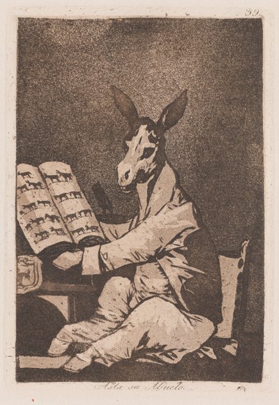 祖父のように 18世紀末から19世紀初頭
19世紀 (プリント) 作： Francisco de Goya