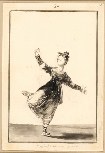 そのステップは慎重に！ 作： Francisco Jose de Goya y Lucientes