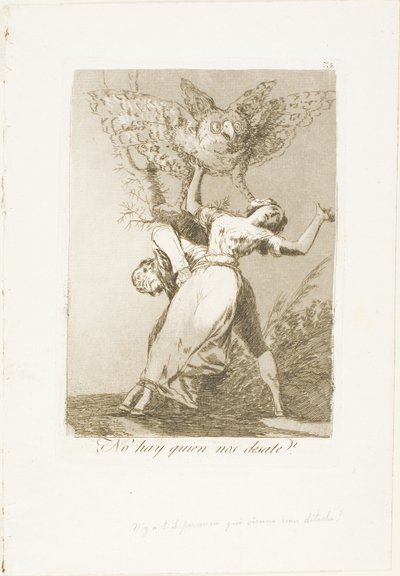 誰も私たちをほどいてくれないの？ 作： Francisco Jose de Goya y Lucientes