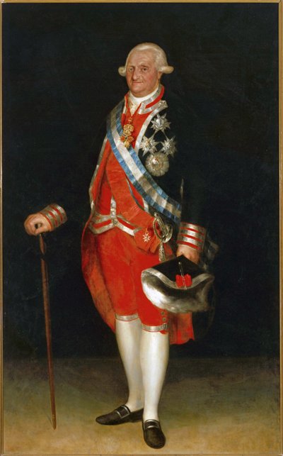 スペイン王シャルル4世...（キャンバスに描かれた絵） 作： Francisco Jose de Goya y Lucientes