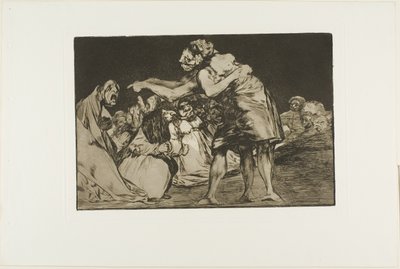 無秩序な愚かさ、The Proverbs のプレート 7 作： Francisco Jose de Goya y Lucientes