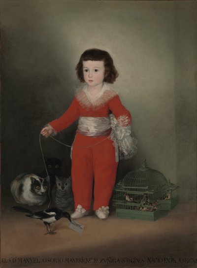 ドン・マヌエル・オソリオ・マンリケ・デ・ズニガ（1784-92） 作： Francisco de Goya