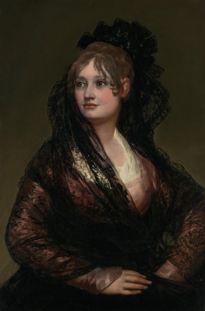 ドナイザベルデポルセル、exh。 1805年 作： Francisco de Goya