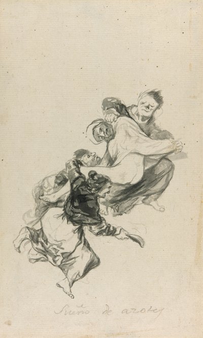 鞭打ちの夢 作： Francisco Jose de Goya y Lucientes