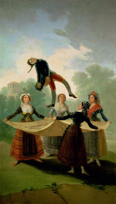 El Pelele（The Puppet）1791-2（キャンバスに油彩） 作： Francisco de Goya