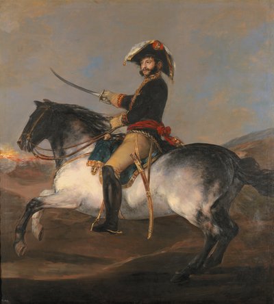 パラフォックス将軍の騎馬像 作： Francisco de Goya