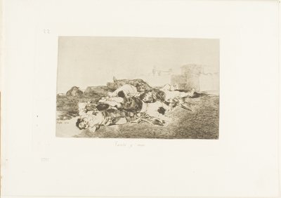 さらに悪いことに、The Disasters of War のプレート 22 作： Francisco Jose de Goya y Lucientes