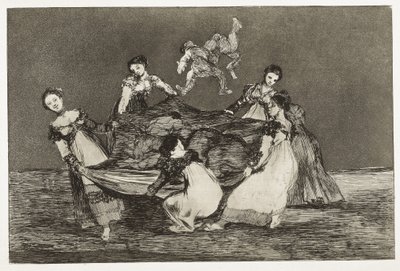 GOYA Y LUCIENES、Francisco de (1746-1828)。 箴言。 女性のなぞなぞ。 1815-1824。 (24
