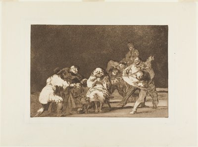 Los Proverbios のプレート 17 作： Francisco Jose de Goya y Lucientes